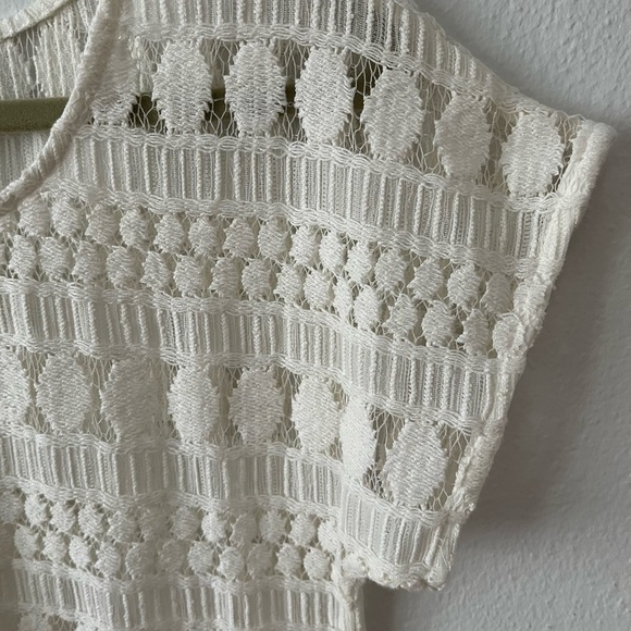 Stella & Dot Swimsuit coverup Tunic. Fits Girls 6-10. Lacey crochet Beach dress - Picture 13 of 15